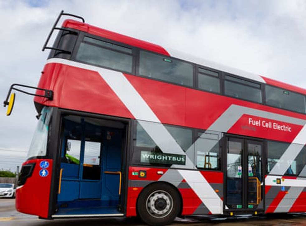 The Wrightbus double-decker hydrogen bus which will hit London's streets next year