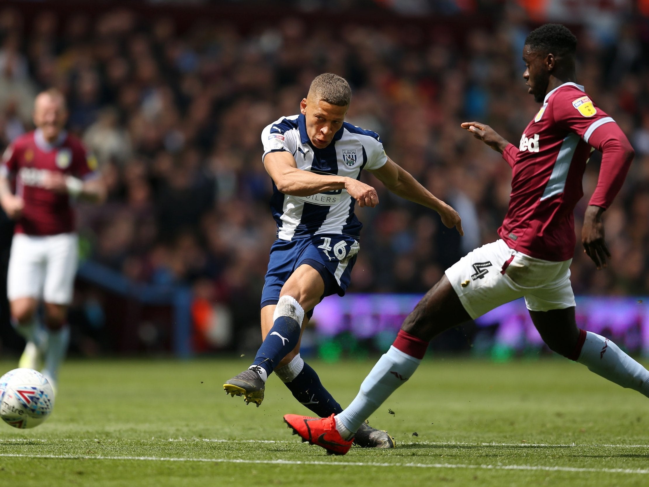 Dwight Gayle fires West Brom in front at Villa Park