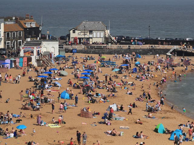 Sun-worshippers are expected to flock to Britain's beaches in the coming days as the mercury soars to 25 degrees