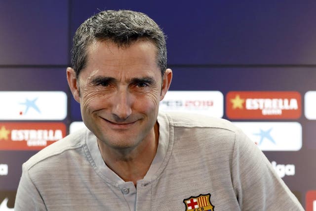 Ernesto Valverde was speaking ahead of Barcelona's game against Getafe