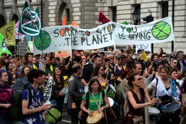Related video: Teenage Extinction Rebellion protesters gather at Heathrow in April