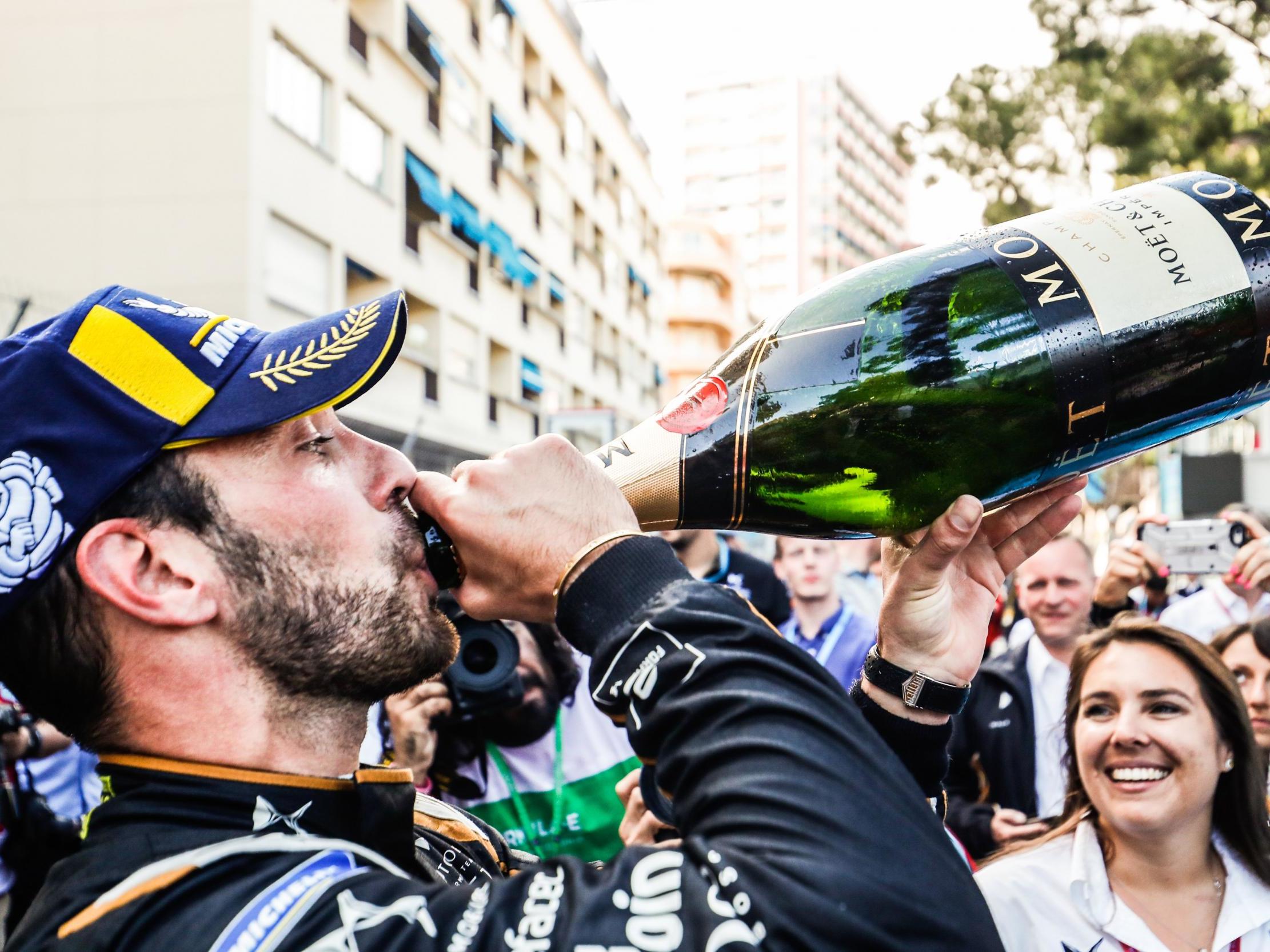 Vergne celebrates his win