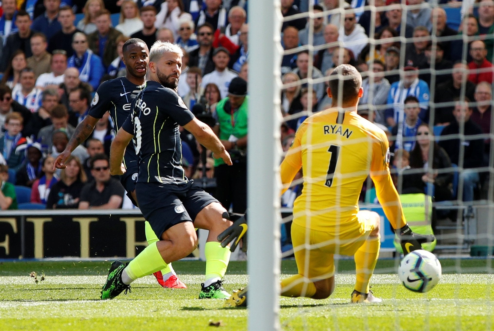 Aguero scored the crucial equaliser for City