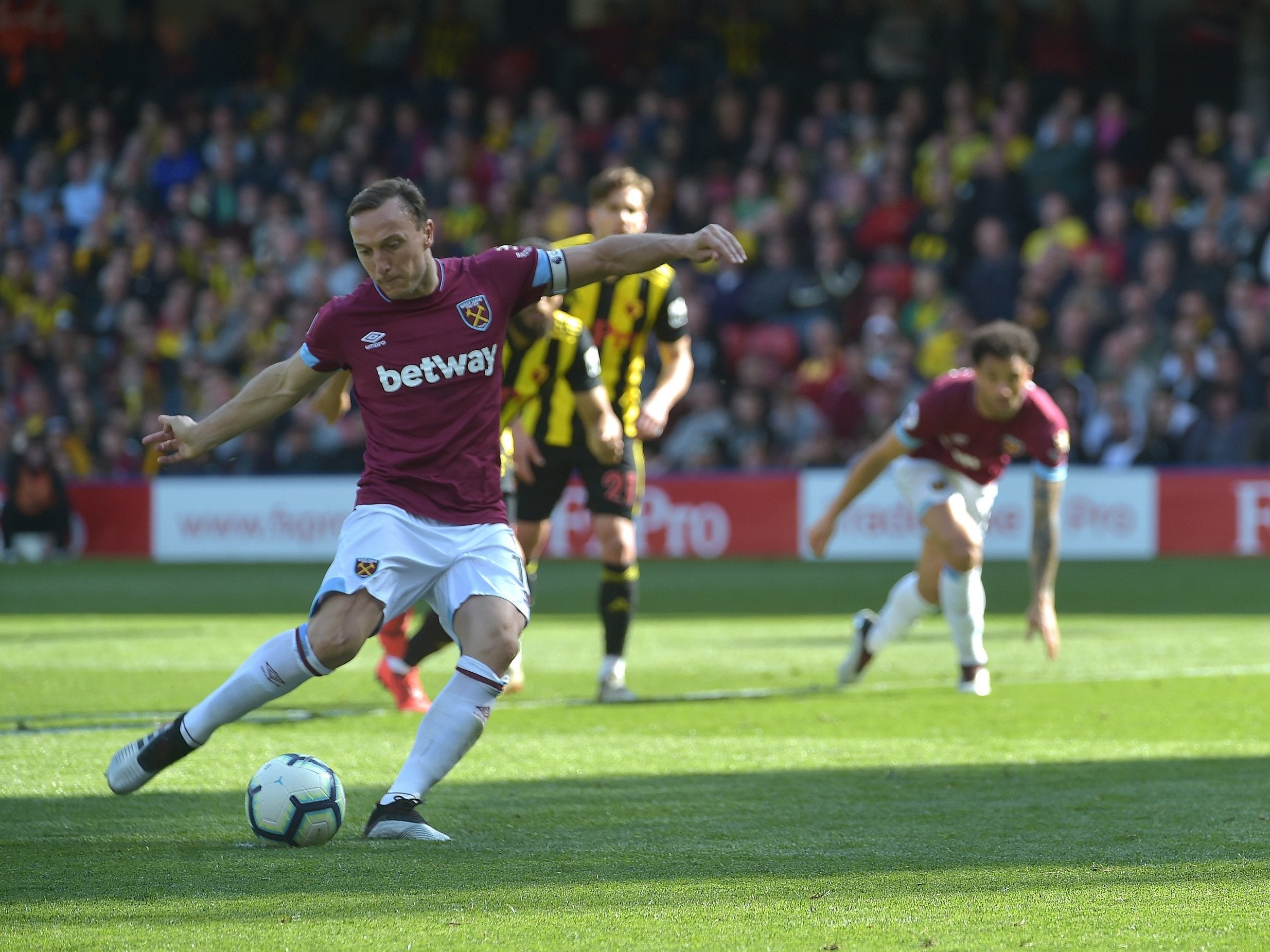 Mark Noble scores his second