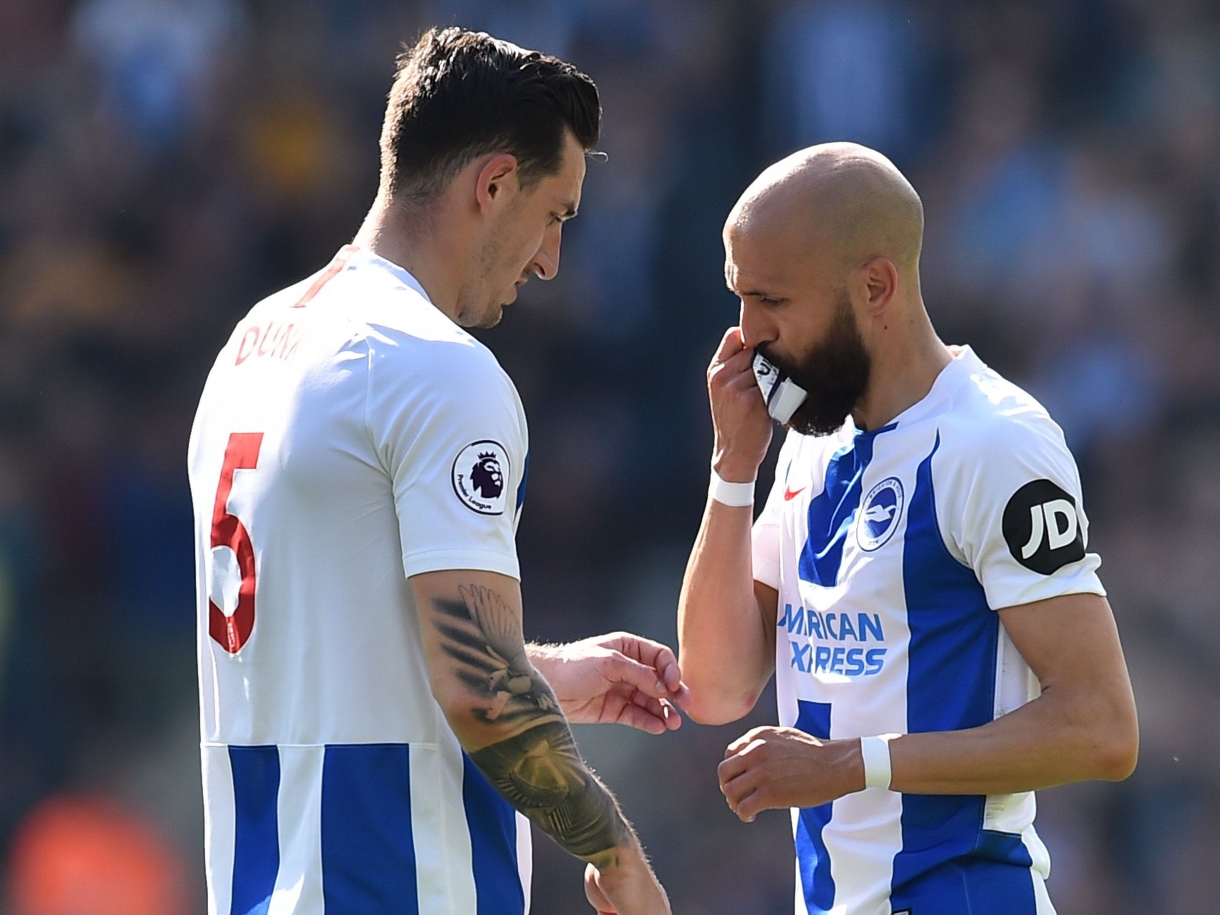 Bruno spoke after his retirement about remaining with Brighton