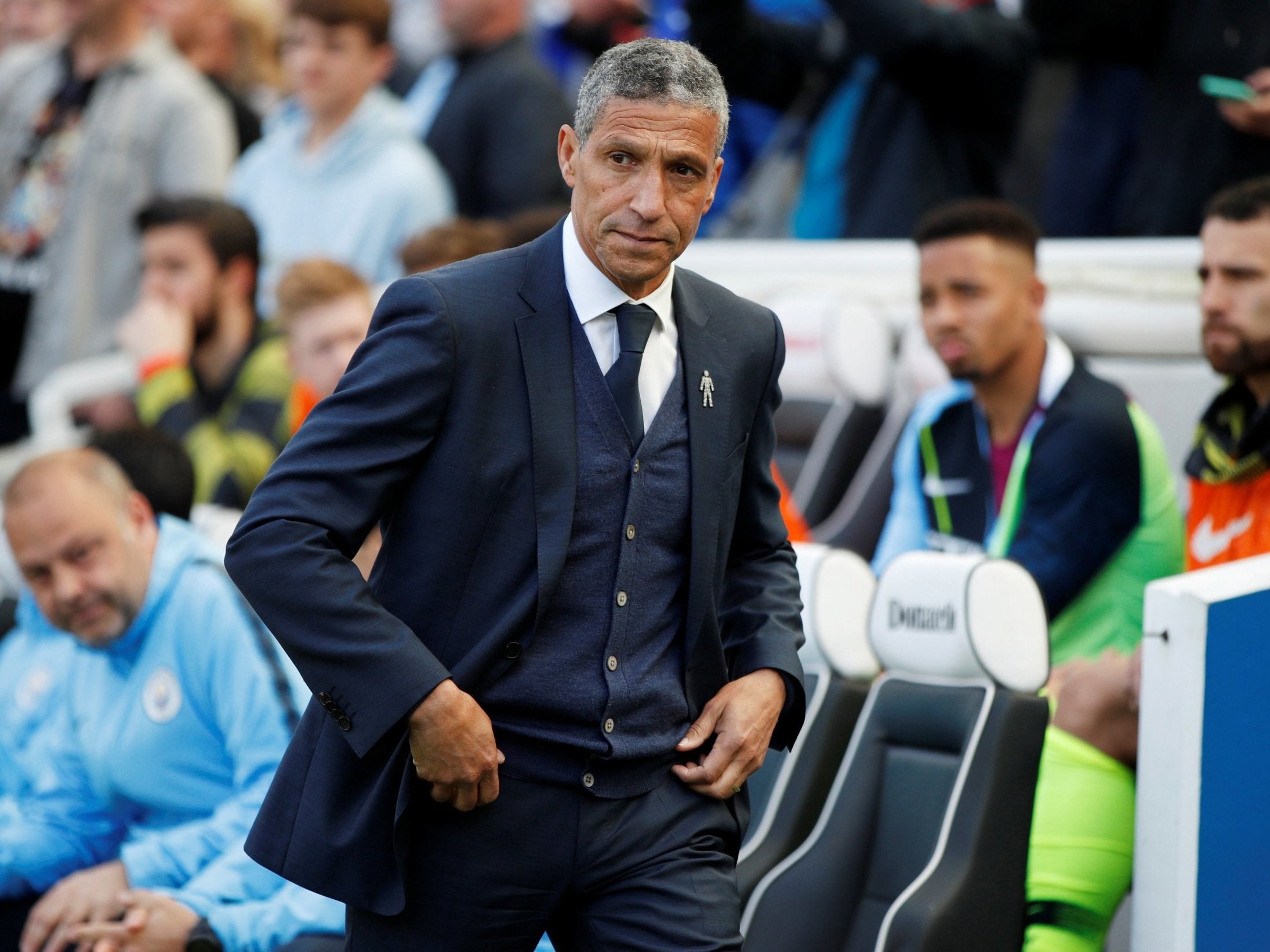 Hughton was the fourth-longest serving Premier League manager