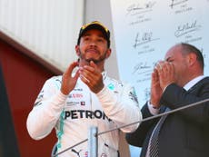 Hamilton inspired to victory by five-year-old fan with rare cancer