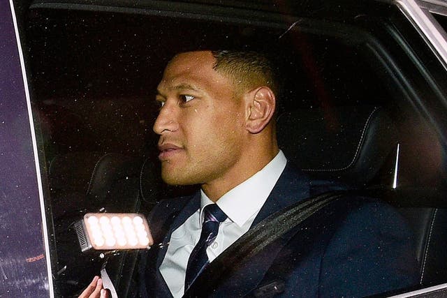 Israel Folau refused to back down in his disciplinary hearing because it would have been doing 'Satan's work'