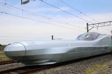 Japan tests fastest ever bullet train