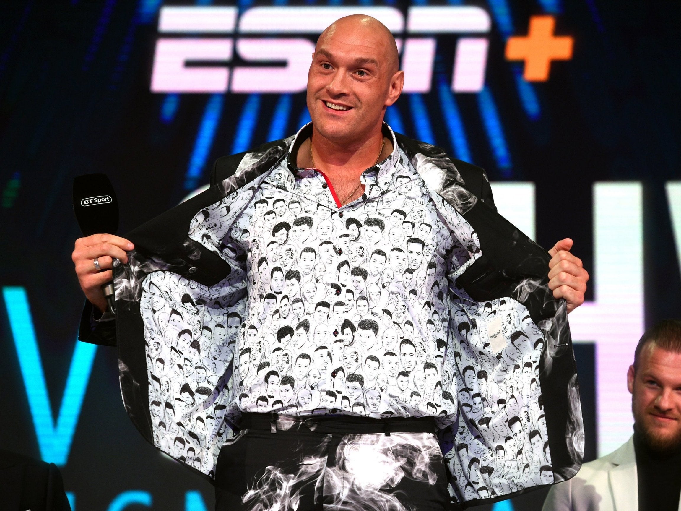 Tyson Fury says Anthony Joshua needs to step up to the plate and fight somebody