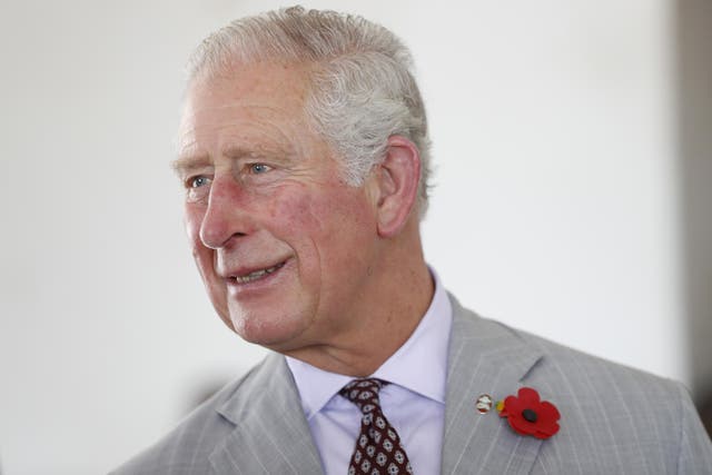 Prince Charles, Prince of Wales arrives for a tour of Christiansborg Castle on November 3, 2018 in Accra, Ghana. Built in the 17th Century, Christiansborg Castle originally operated as a Danish slave trade fort.