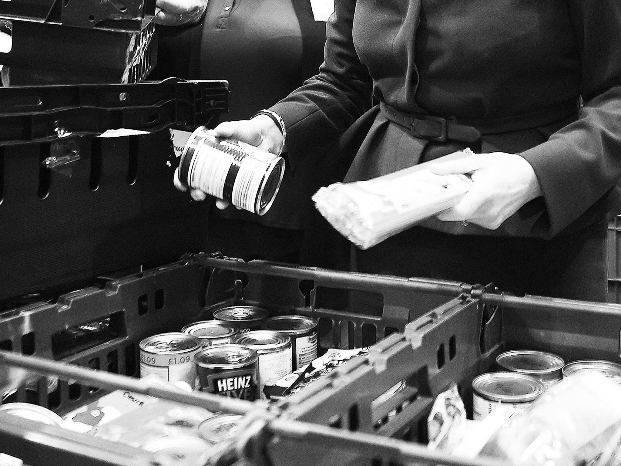 ‘We don’t like food banks at all...they’re not helpful, they erode dignity, they create dependence and they change nothing' (PA)