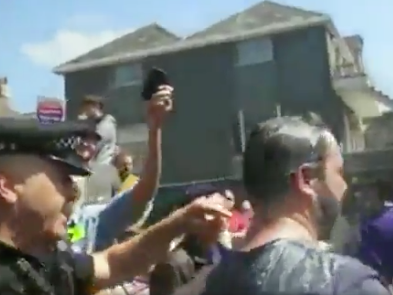 Carl Benjamin had a milkshake thrown over him earlier this week in Devon