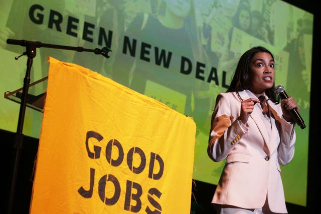 AOC's Green New Deal generated support and controversy, but we can presume Inslee's plan released today was inspired by it