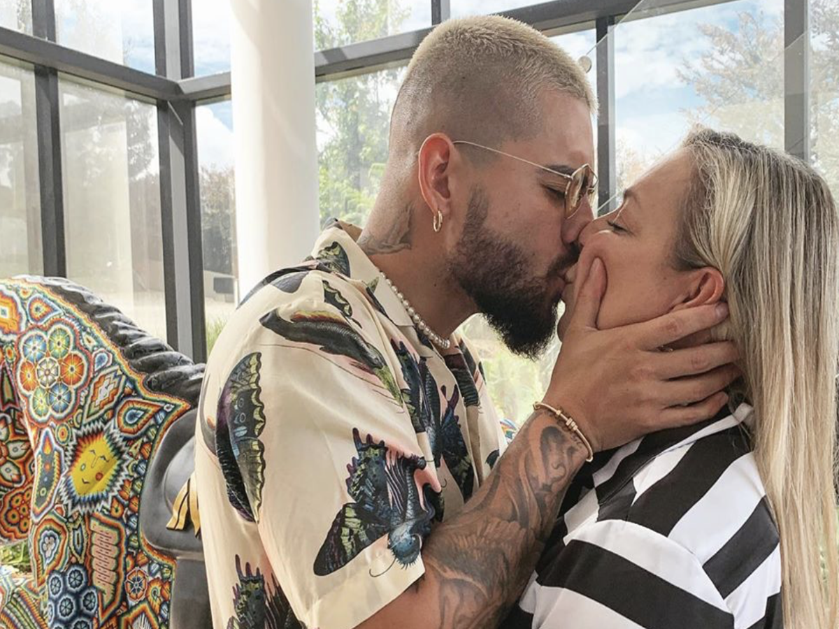 1200px x 900px - Maluma kissing his mother on the lips is 'a cultural thing,' says rep | The  Independent | The Independent
