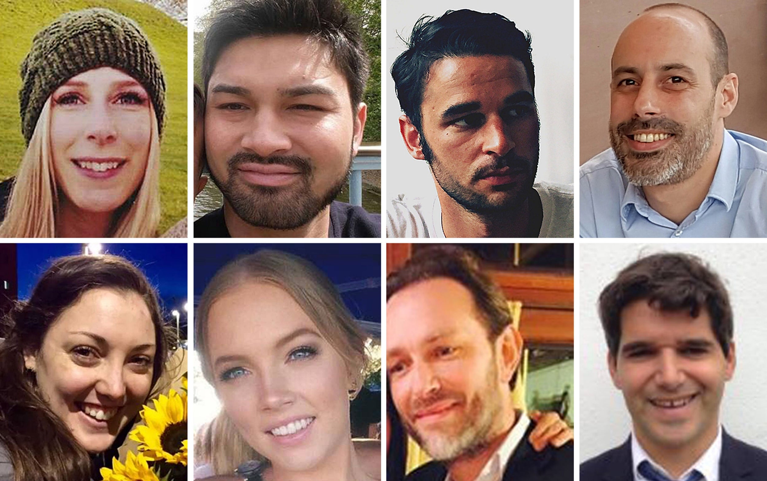 The eight victims killed in the London Bridge attack
