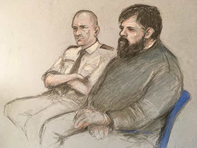 A sketch of paedophile accuser Carl Beech