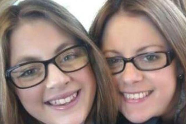 Leah Heyes, left, with mother Kerry Roberts