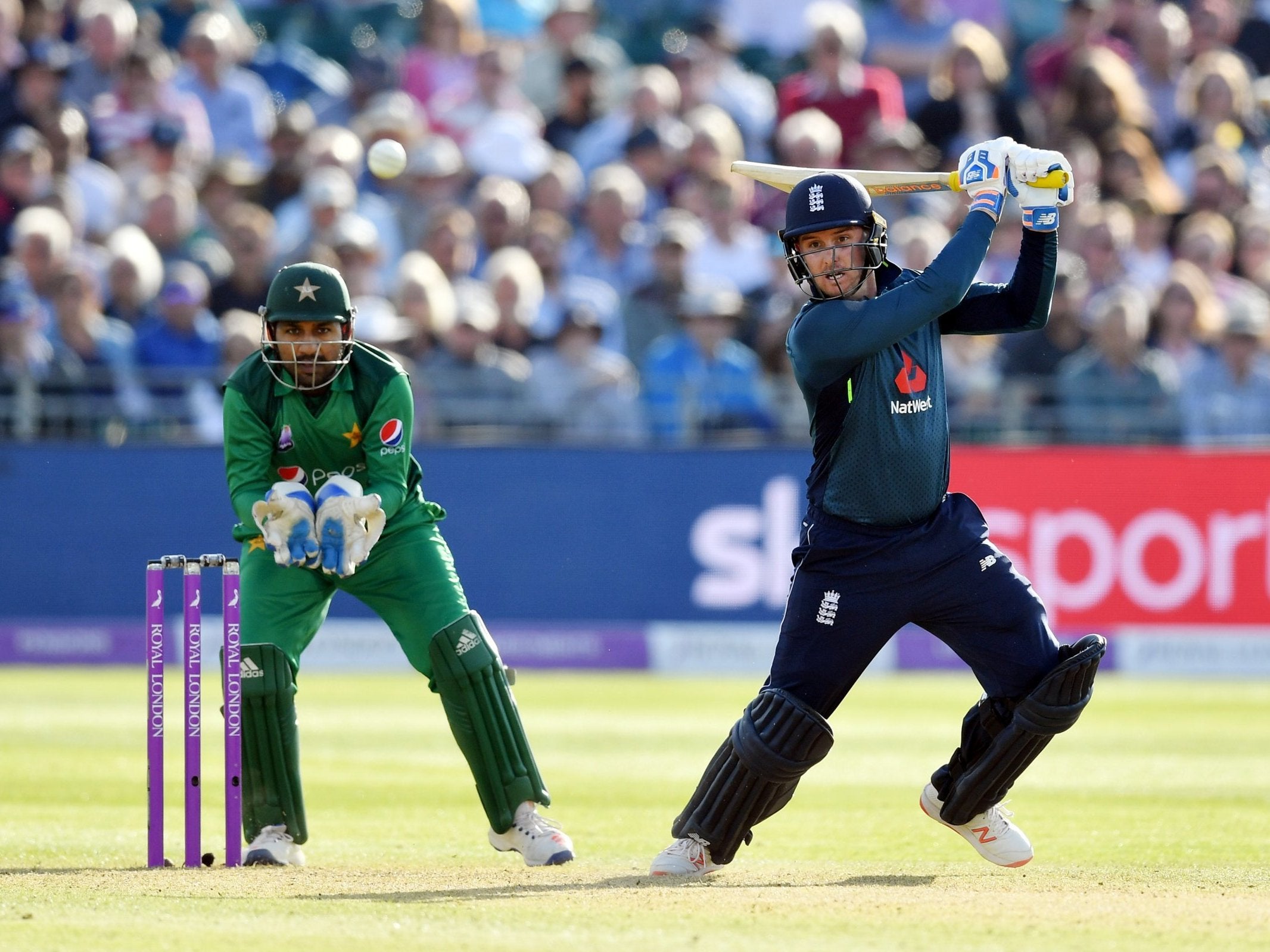 Roy's partnership with Bairstow set England on their way to victory