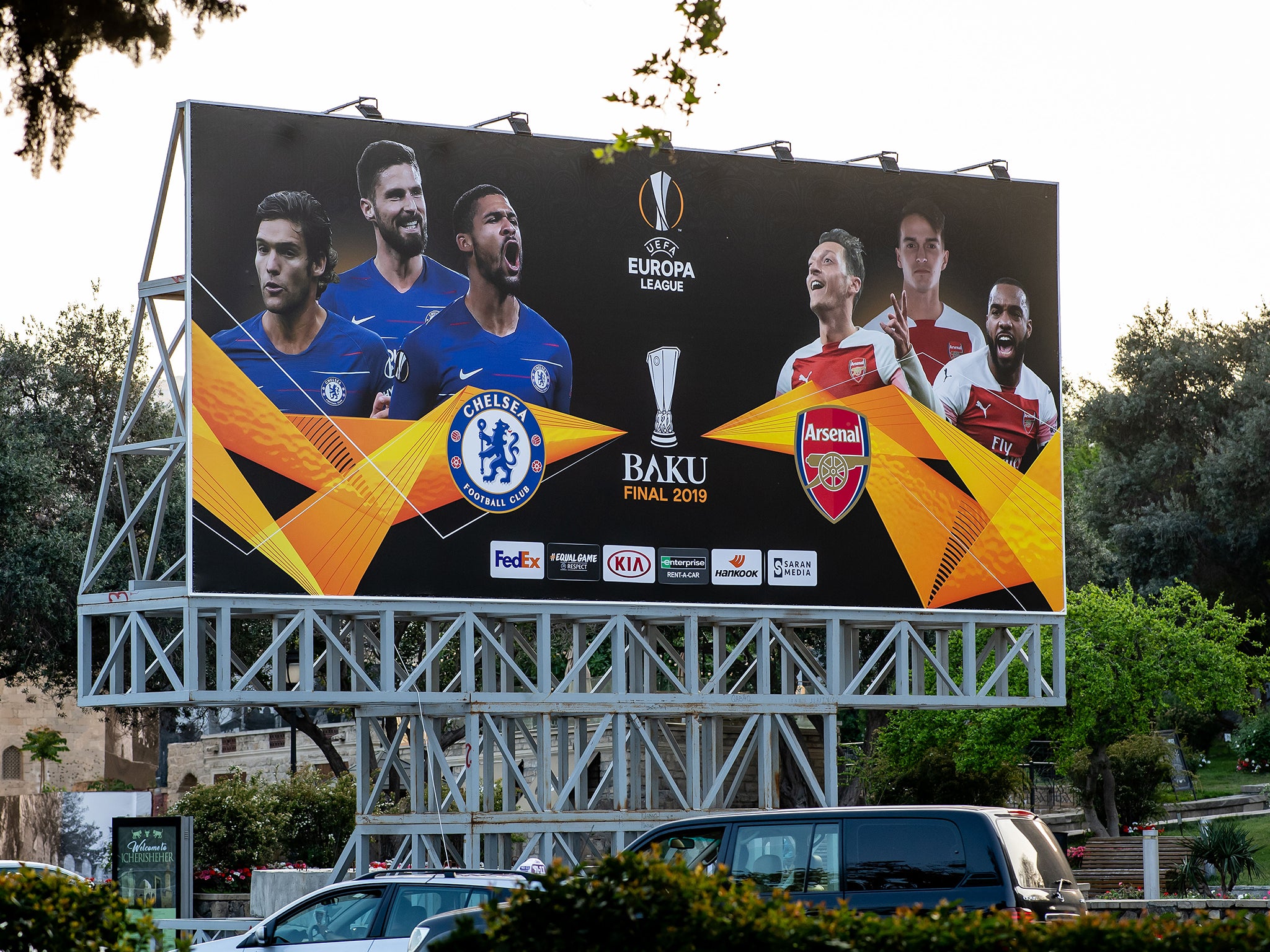 Arsenal and Chelsea meet in Baku