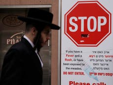 Anti-vaccine rally in New York attracts hundreds of Orthodox Jews desp