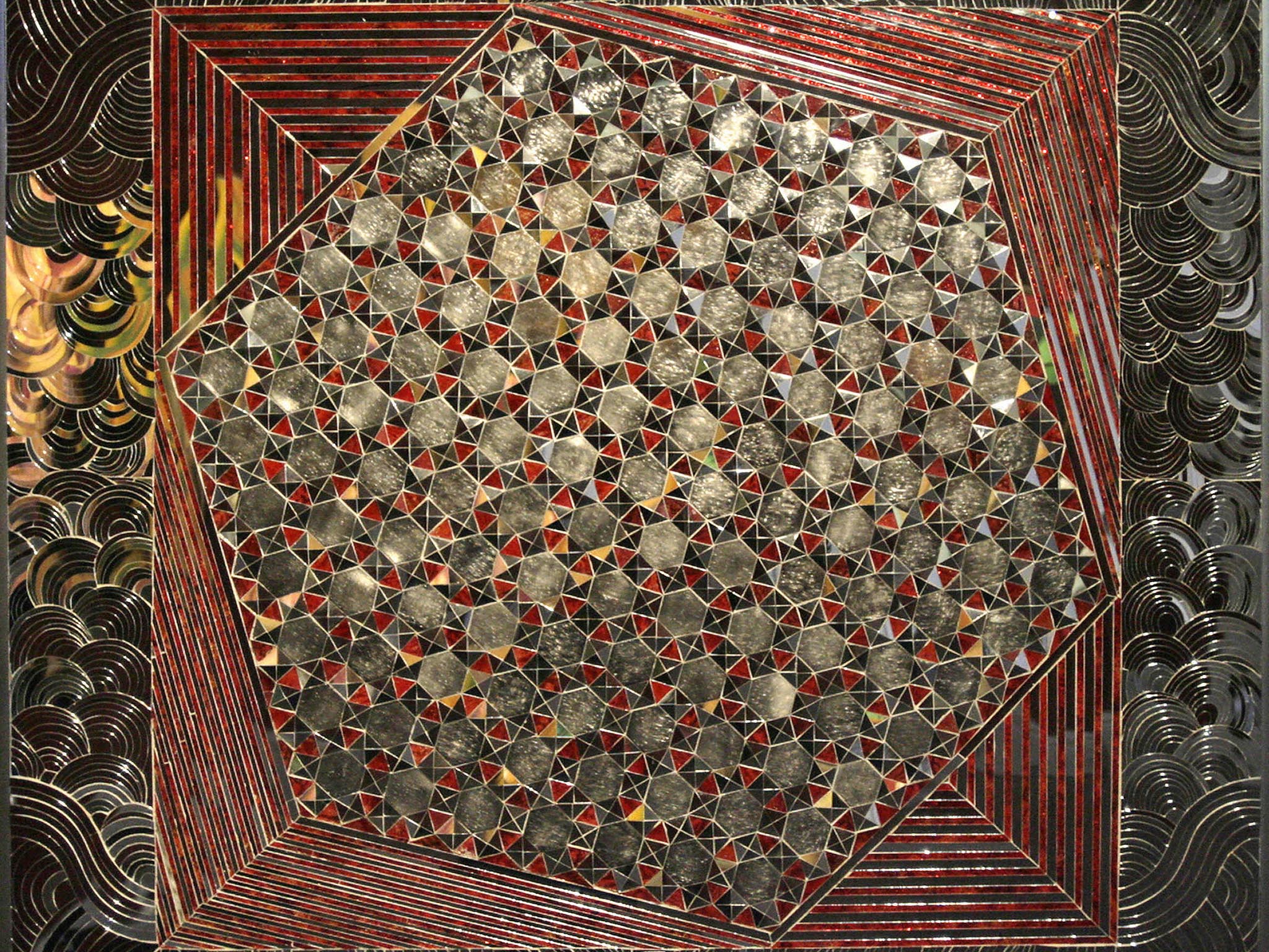 Farmanfarmaian’s ‘Variations on Hexagon of Octagon Mirrors, 2005’