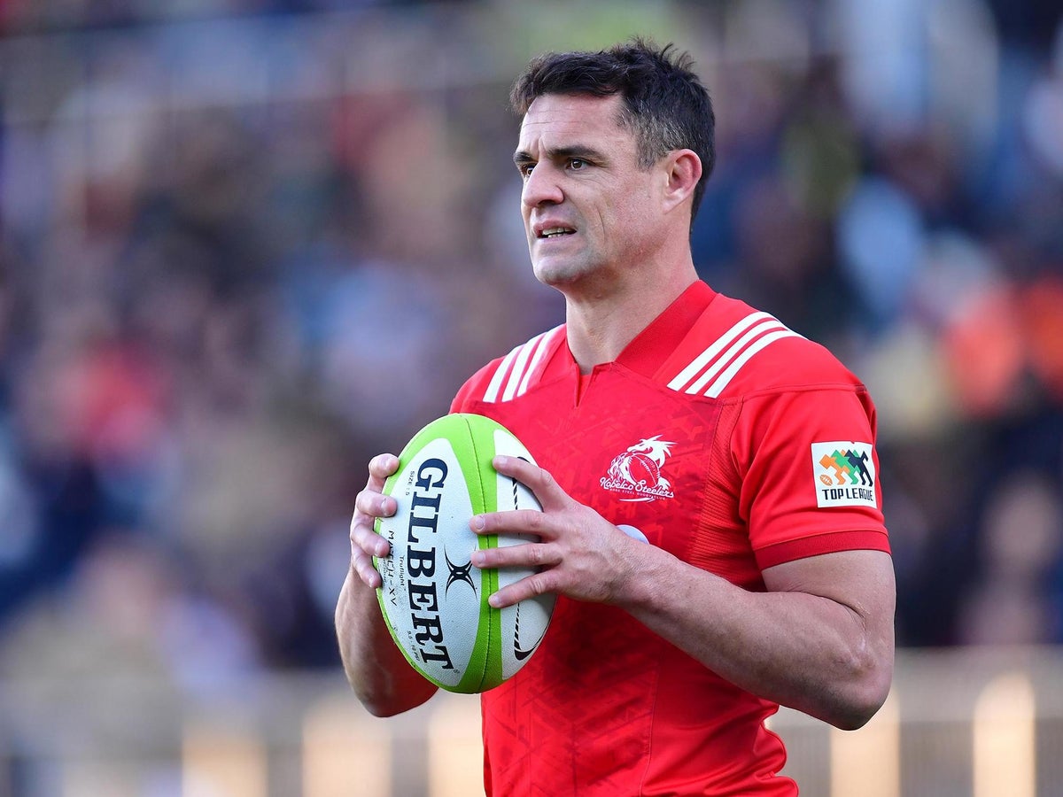 New Zealand rugby player Dan Carter cuts a suave figure in a