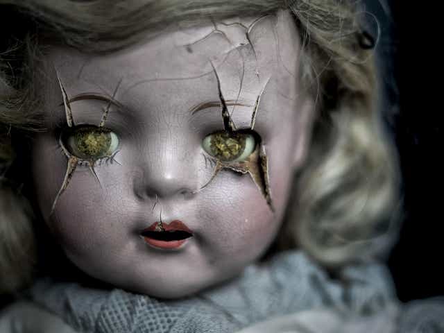‘The dolls that I think most trigger a reaction are the real baby dolls, which are made to look almost completely lifelike apart from their stillness’