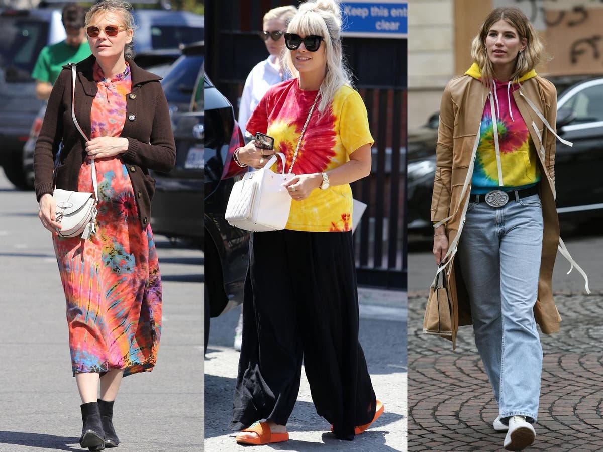 Tie dye is a major fashion trend for 2019