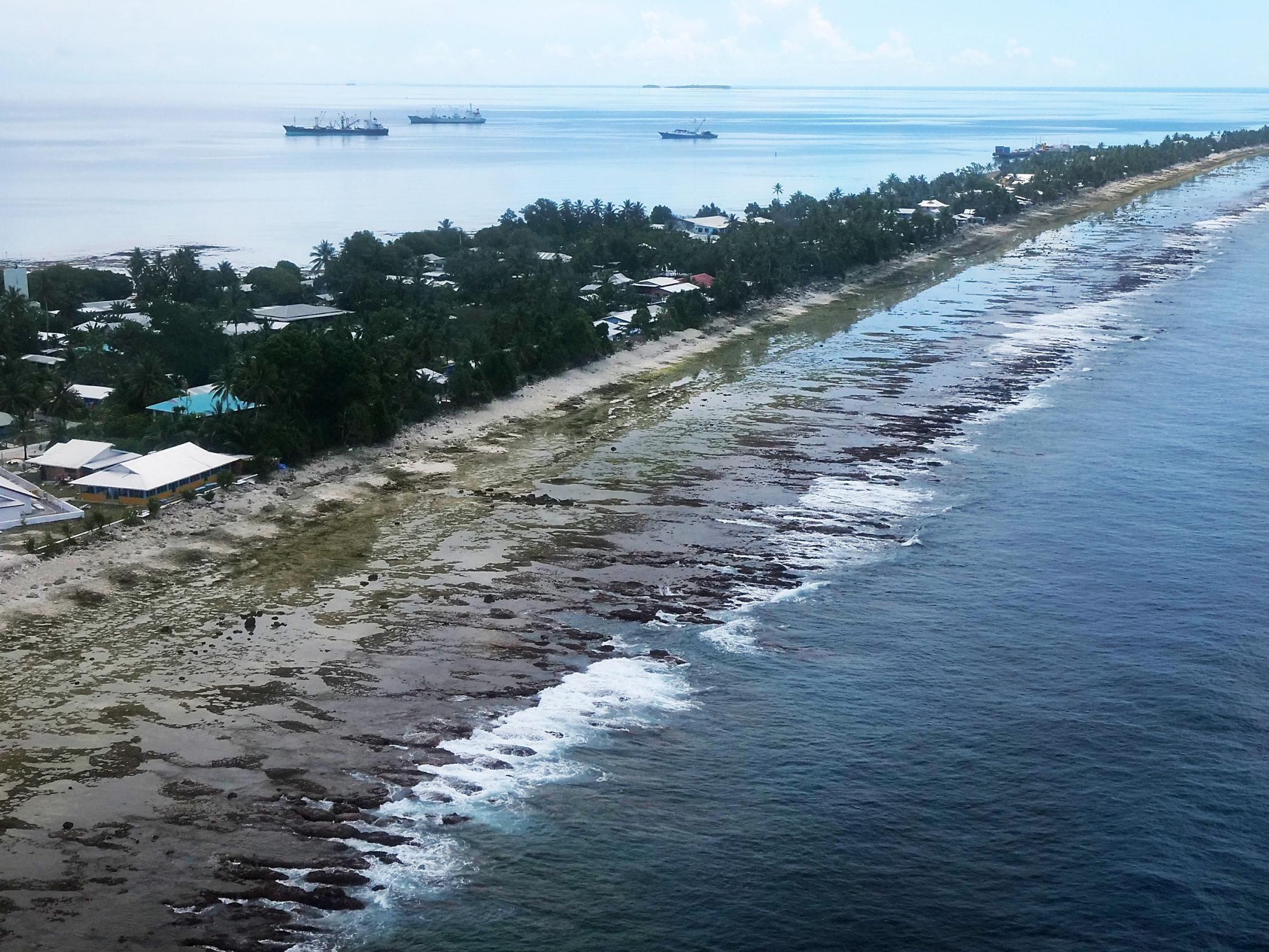 The tiny archipelago Tuvalu is among the Pacific island nations facing an "existential threat" from climate change