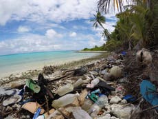 Idyllic Australian islands choked with 414 million pieces of plastic