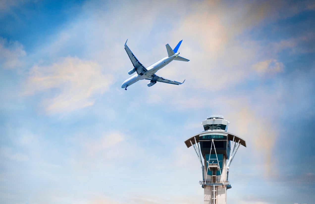 Manchester Airport ATC Control Tower 192... | Stock Video | Pond5