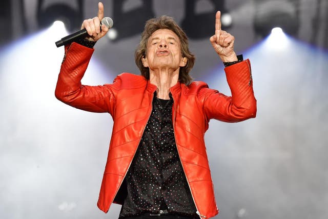 Mick Jagger performs with the Rolling Stones at Berlin's Olympic Stadium on 22 June, 2018.