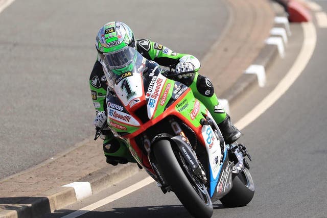 Glenn Irwin took pole position for the North West 200 superbike races