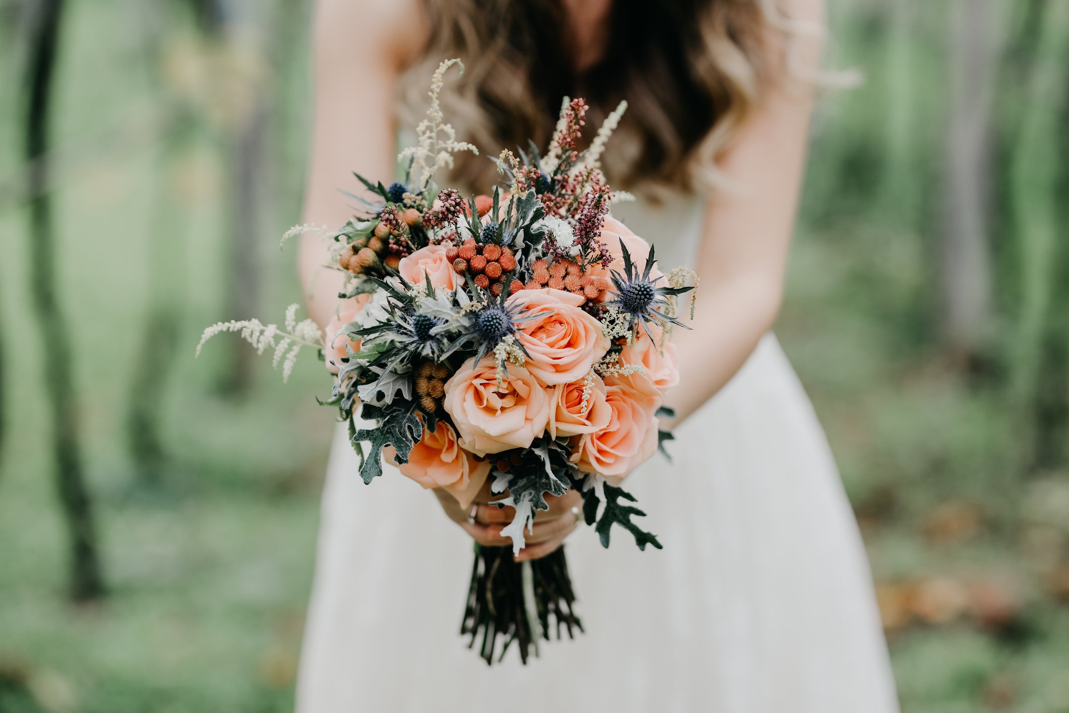 Rustic wedding bouquet