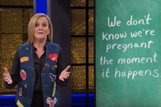 Samantha Bee delivered a scathing segment about abortion in response to recent legislation banning the procedure.