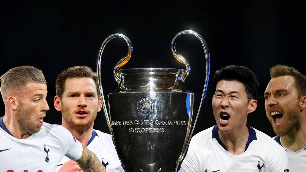 Image result for tottenham champions league