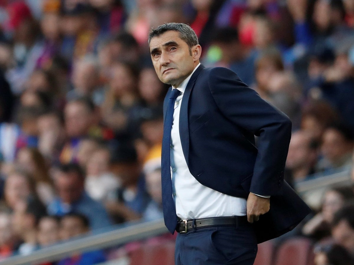 Barcelona news: Ernesto Valverde is right manager despite Champions League  catastrophe, says chief | The Independent | The Independent