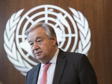 ‘Climate change is battle of my life’ and we’re losing, warns UN chief
