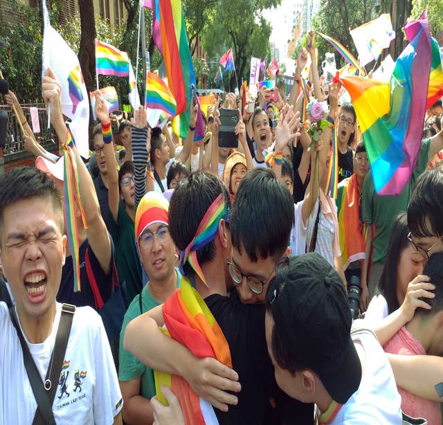 Taiwan’s Lgbt Community Celebrates Historic Same Sex