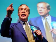 Farage’s Brexit Party refuses to rule out joining far-right group