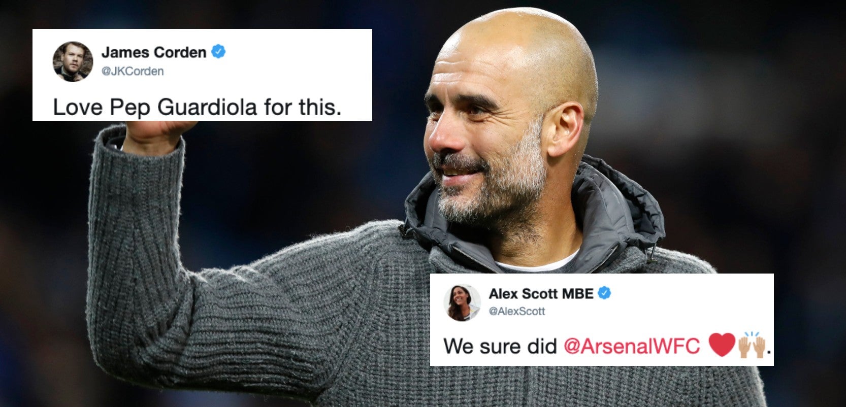 Pep Guardiola applauded on social media for calling out everyday sexism