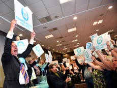 Brexit Party whips up crowds as they become election front-runners