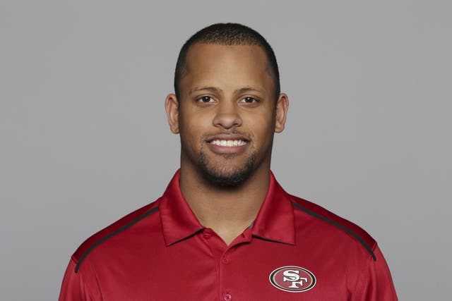 This 2016, file photo shows Keanon Lowe of the San Francisco 49ers NFL football team