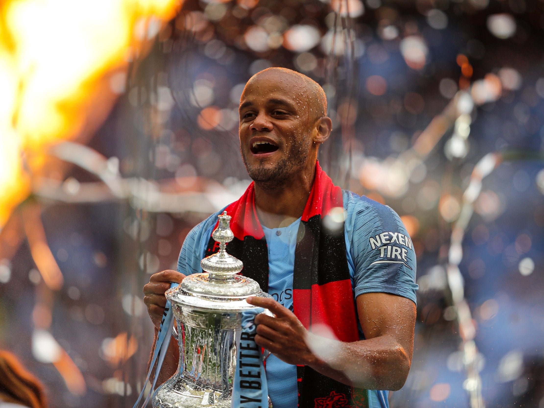 Vincent Kompany will leave Manchester City at the end of the season