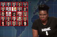 Leslie Jones criticises Alabama abortion ban on SNL: 'This really is a war on women'