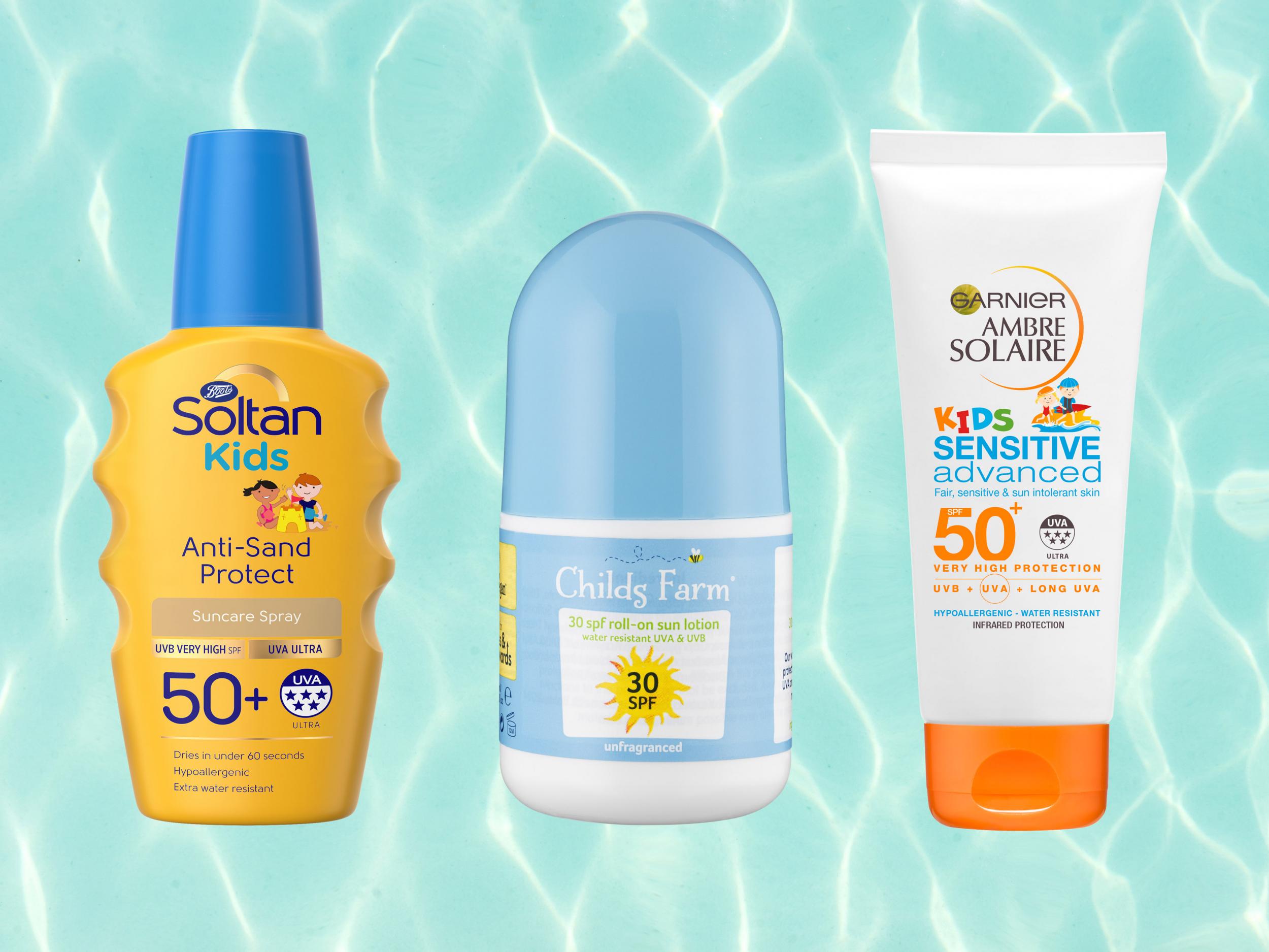 Best sunscreen for kids that are high in SPF, easy to apply and water