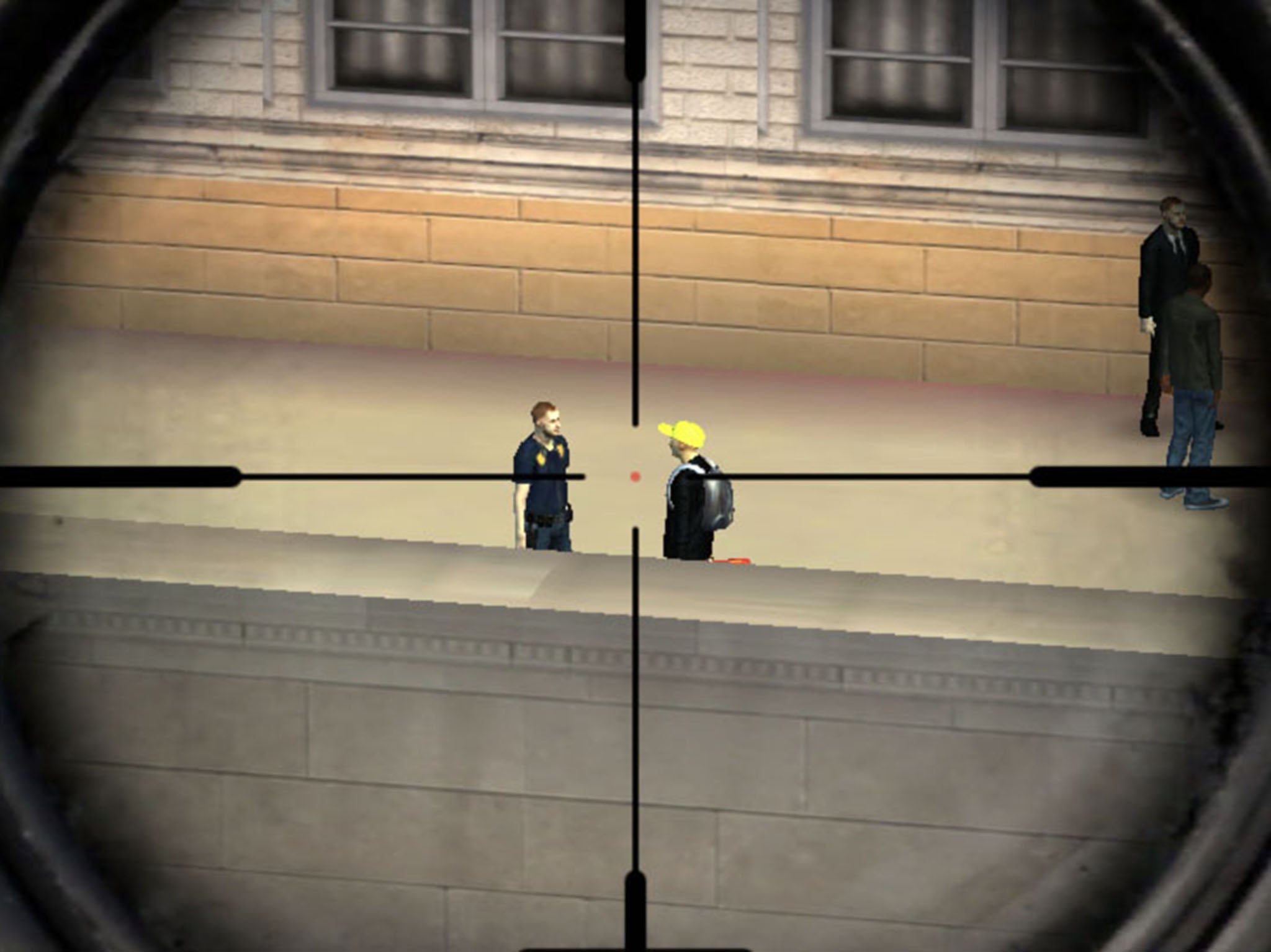 Sniper 3D Assassin asks players to kill a journalist in the “Breaking News” mission