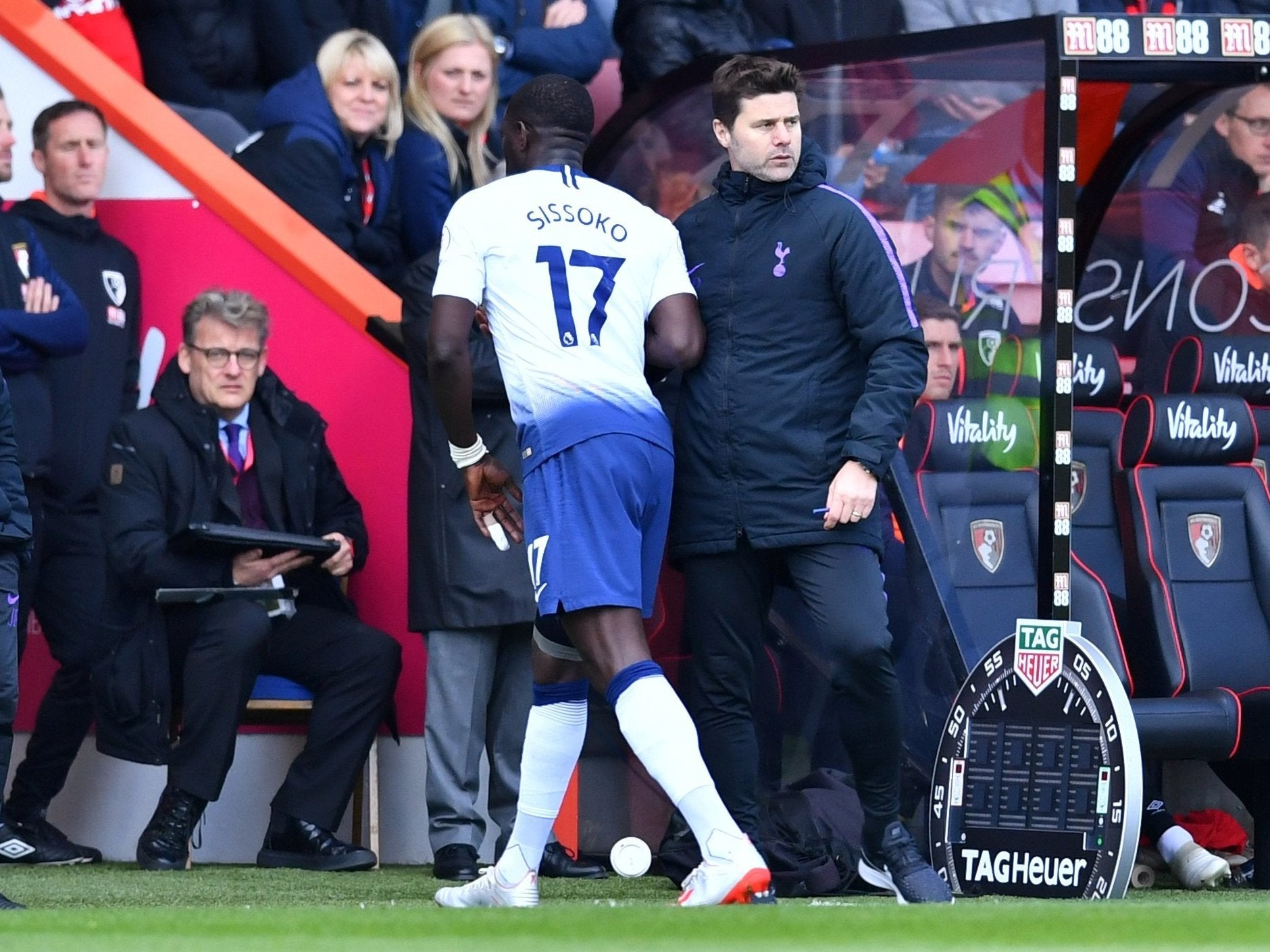 Moussa Sissoko raised the prospect of Mauricio Pochettino leaving Tottenham when discussing his own future