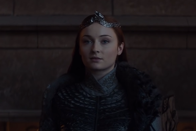 Sansa Stark during the Game of Thrones Season 8 finale